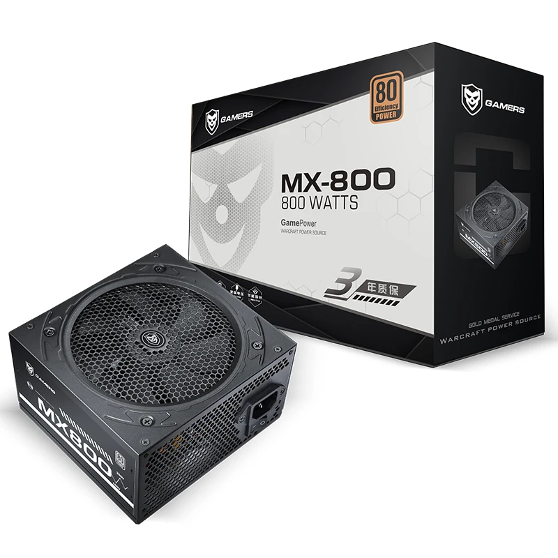 OEM 500W 600W 700W 800W Компьютерные блоки питания для ПК 150-264V GPU/CPU/HDD игровой светодиодный RGB вентилятор ATX Блок питания для ПК