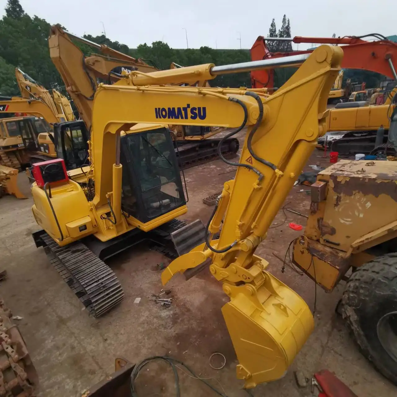 Second Hand Komatsu Pc60-8 Excavator Original Painting Low Price Good Condition Used Komatsu Pc60-8 Excavator In Shanghai