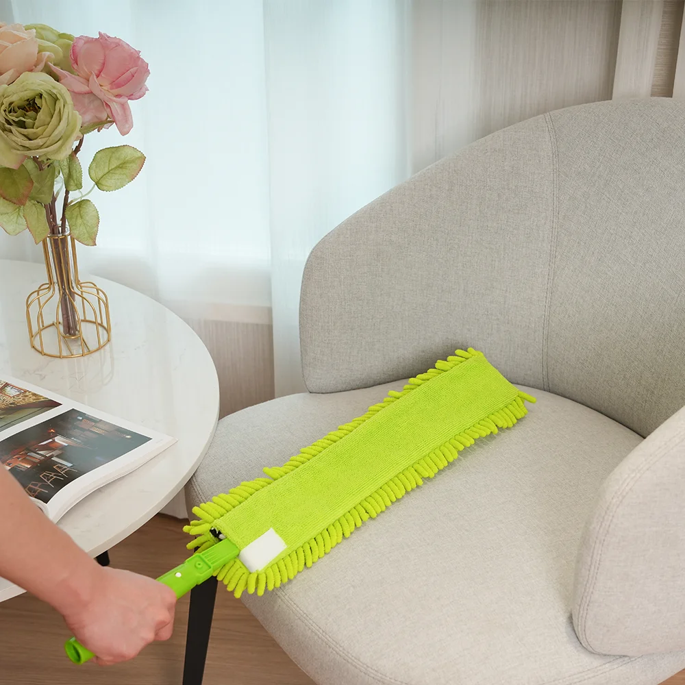 Hot Selling Flexible Washable Microfiber Chenille Ceiling Fan Cleaning Duster household cleaning tools & accessories