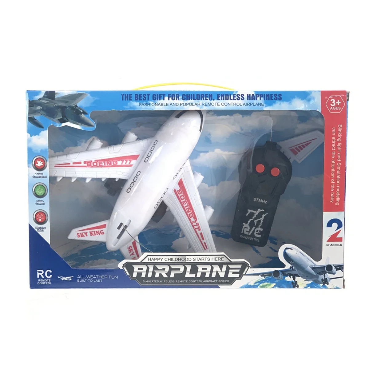 Jinming Wholesale Remote Control Airplane 2 Channel Aircraft Toys Kids RC Plane