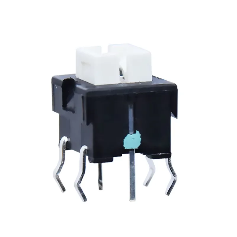 Usbrr Illuminated Tact Switches 8 x 8 Vertical 8*8*8.5 Tactile Switch with LED 6 Pin Push Button Switch with RGB Light