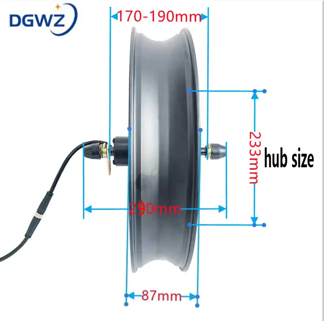 best-selling 20*4.0 20 20x4 inch Gearless 48V 60V 72V1500W Off-road Fat Tire Electric Bicycle Hub Motor with Front Wheel