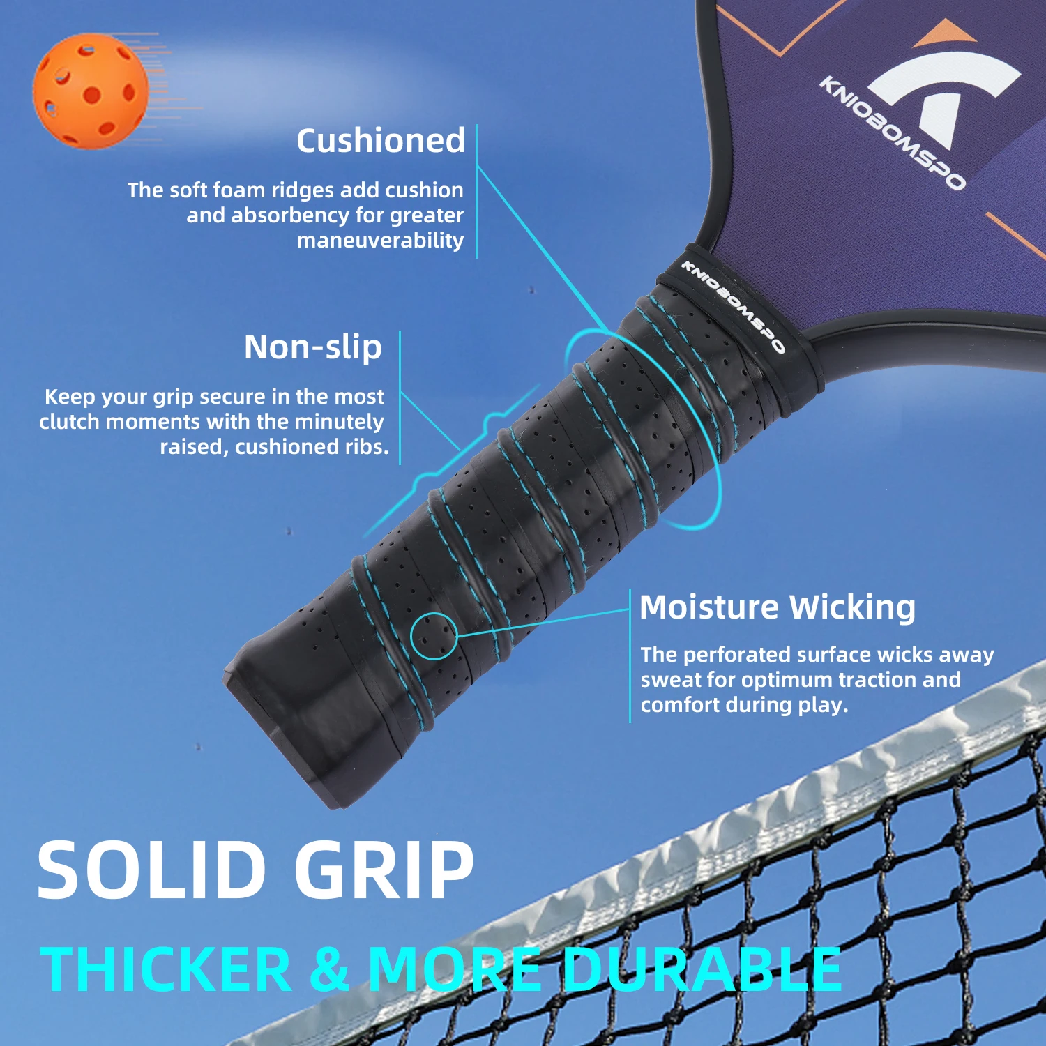 2023 Innovative Pattern Frosted Surface Carbon Fiber Pickleball Rackets Suitable For Adults and Children 2 Rackets 4 Balls Set