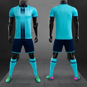 
DIY Soccer jersey set men football uniform custom soccer jerseys futbol adult football set suit 2021 New Big Size tracksuit 