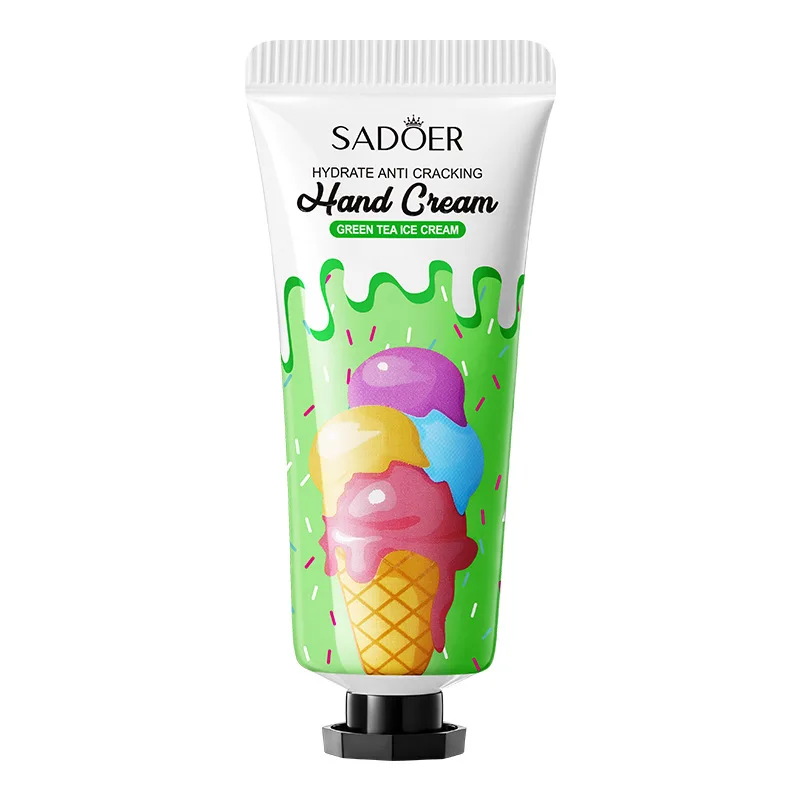 Fruit Fragrance Brightening Hand Cream OEM Brand Green Tea Ice Cream Moisturizing Hand Cream