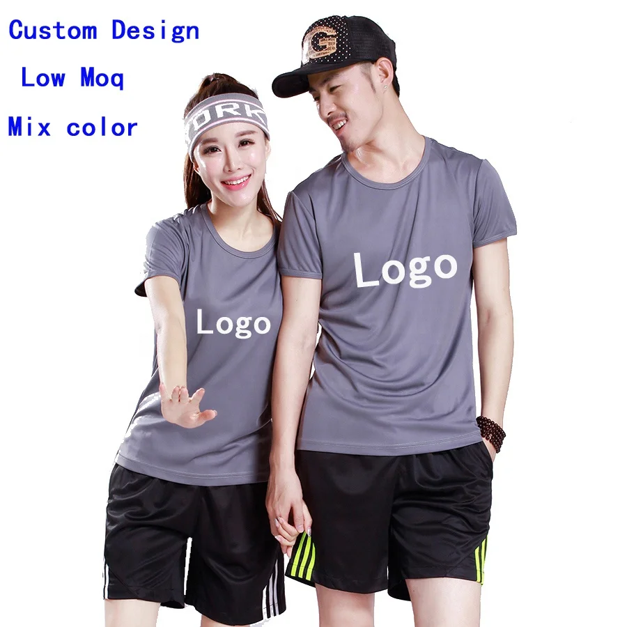 Wholesale cheap price 100% polyester interlock blank  t-shirt
