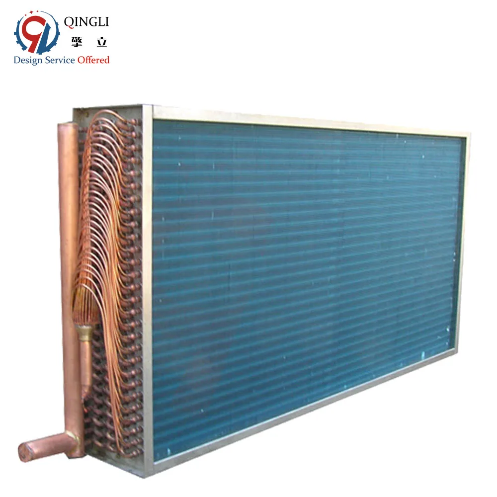 Refrigerator Freezer 24000BTU Chiller Fin Evaporator Water-Cooled Air-Cooled Condensing Evaporator