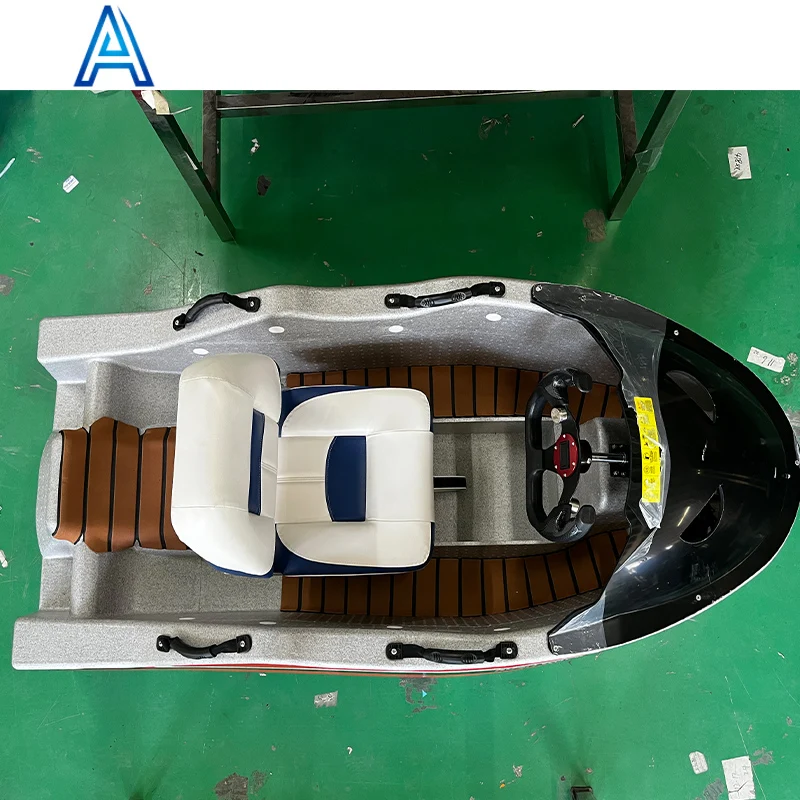 Fun water sports entertainment fishing racing high-speed electric yacht ride boat motor jet kart thruster speedboat 18KW 52KM