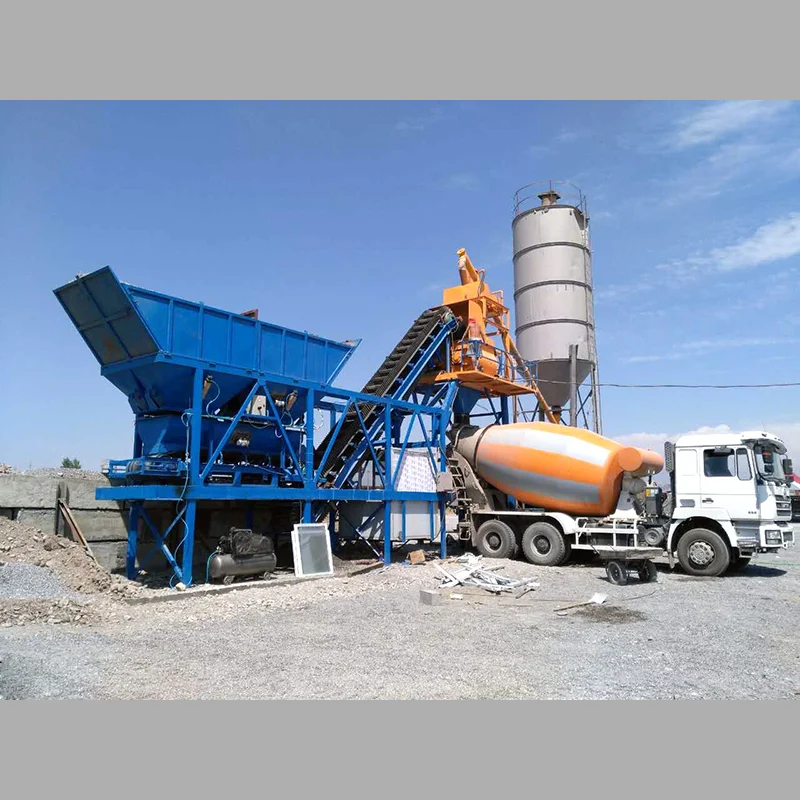 Stable Production Automatic Concrete Plant 15cbm Concrete Batching Plant