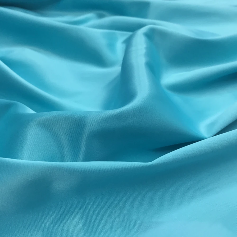 90 Polyester 10 Spandex Stretch Knit Fabric High Quality Silky Soft and Smooth Shiny Dress Fabric