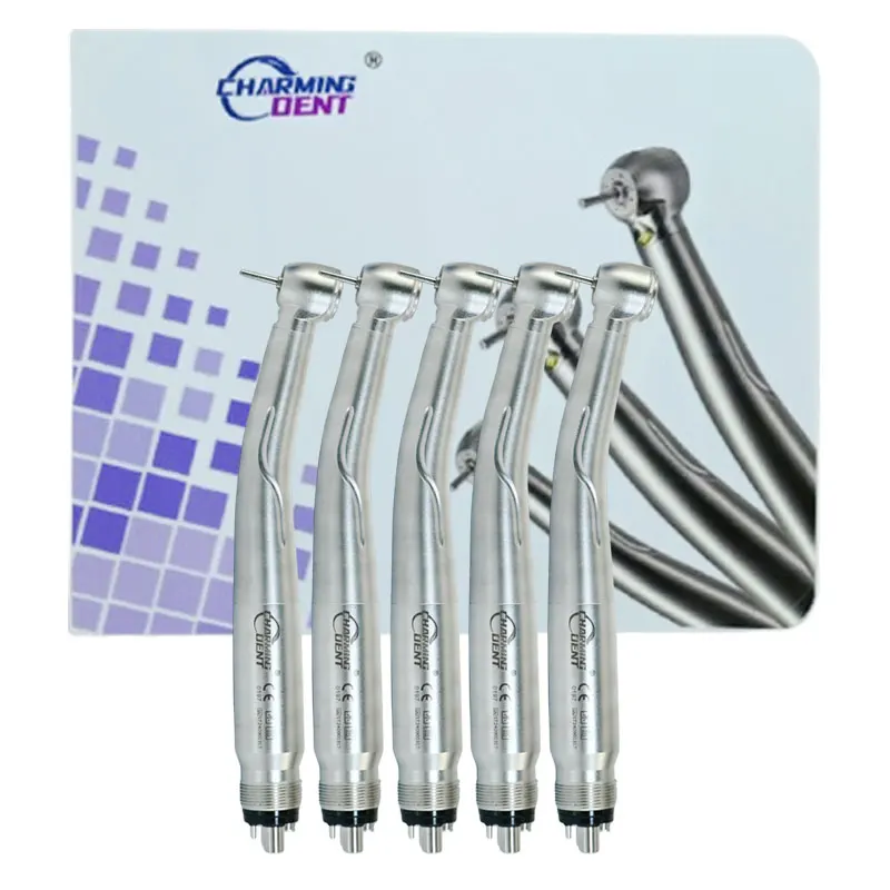 Dental instrument turbina speed handpiece LED generator high speed air turbine airotor fast polishing handpiece