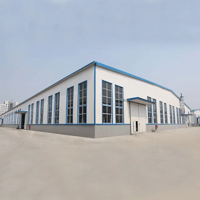 customized Ready Made Portable  Steel frame house Luxury Steel Structure Modular Easyto assemble steel garage building warehouse