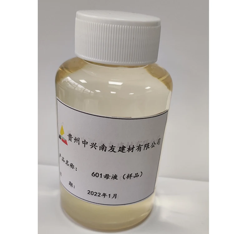 Chinese Polycarboxylate Superplasticizer Water Reducer 601 Mother Liquor