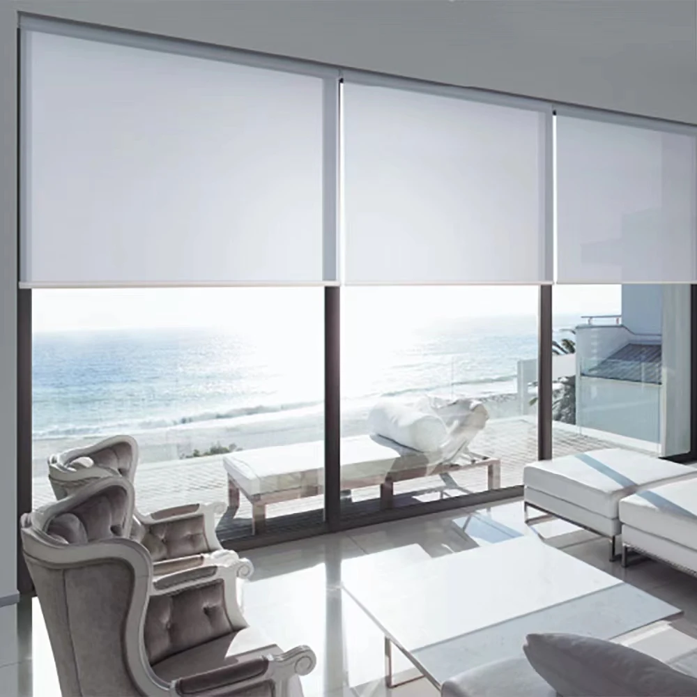 manual roller blinds hot selling shades manufacturer horizontal wholesale custom made roller blinds block out blinds for office