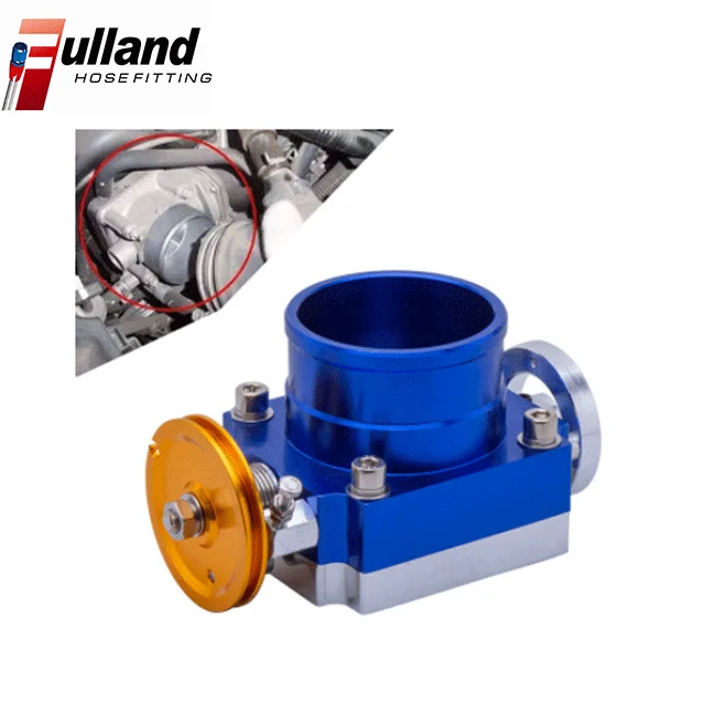 UNIVERSAL THROTTLE BODY 70mm 80mm 90mm PERFORMANCE INTAKE MANIFOLD BILLET ALUMINUM HIGH FLOW