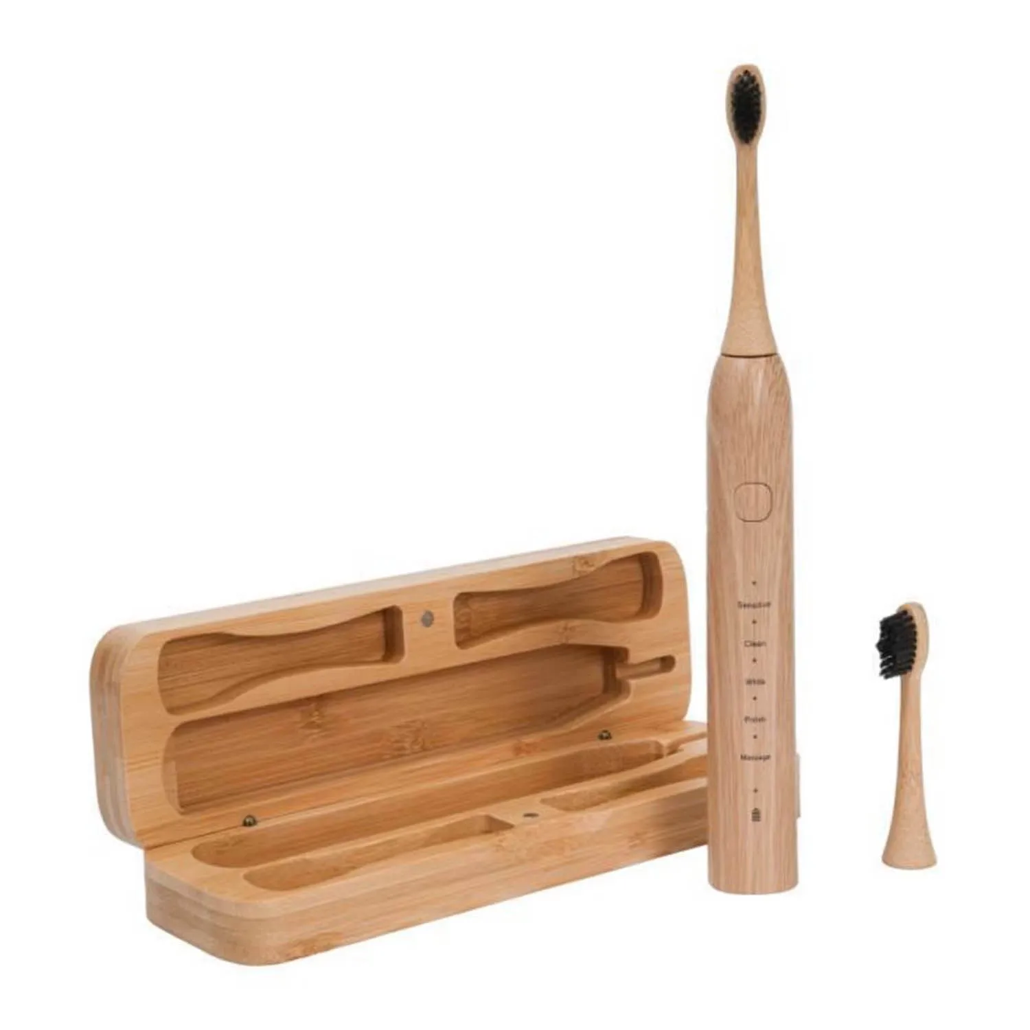 Ultrasonic Electric Toothbrush Rechargeable Electric Toothbrush Charcoal Bamboo Toothbrush Electric