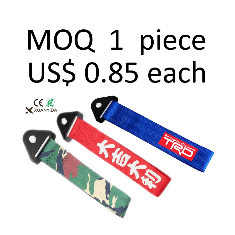 Universal momo jdm camouflage racing car tow straps for vehicle