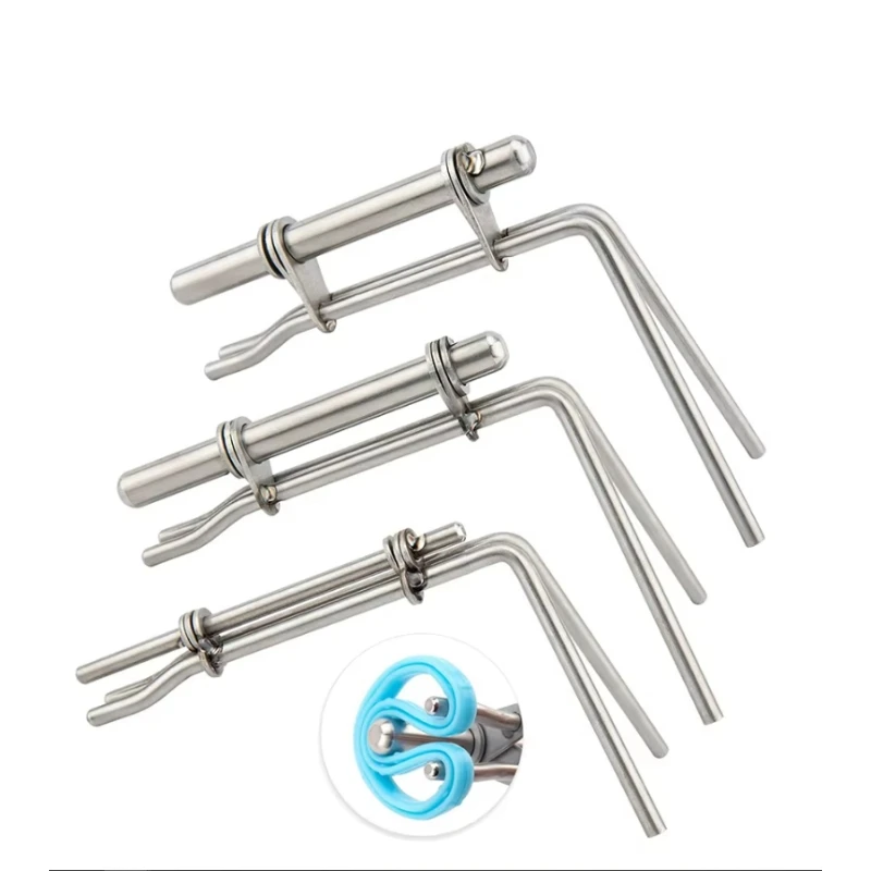 S/M/L 3pc Hydraulic Cylinder Piston Rod Seal U-cup Install Tool with Rubber Protection Handle Seal Installer Kit for Amazon