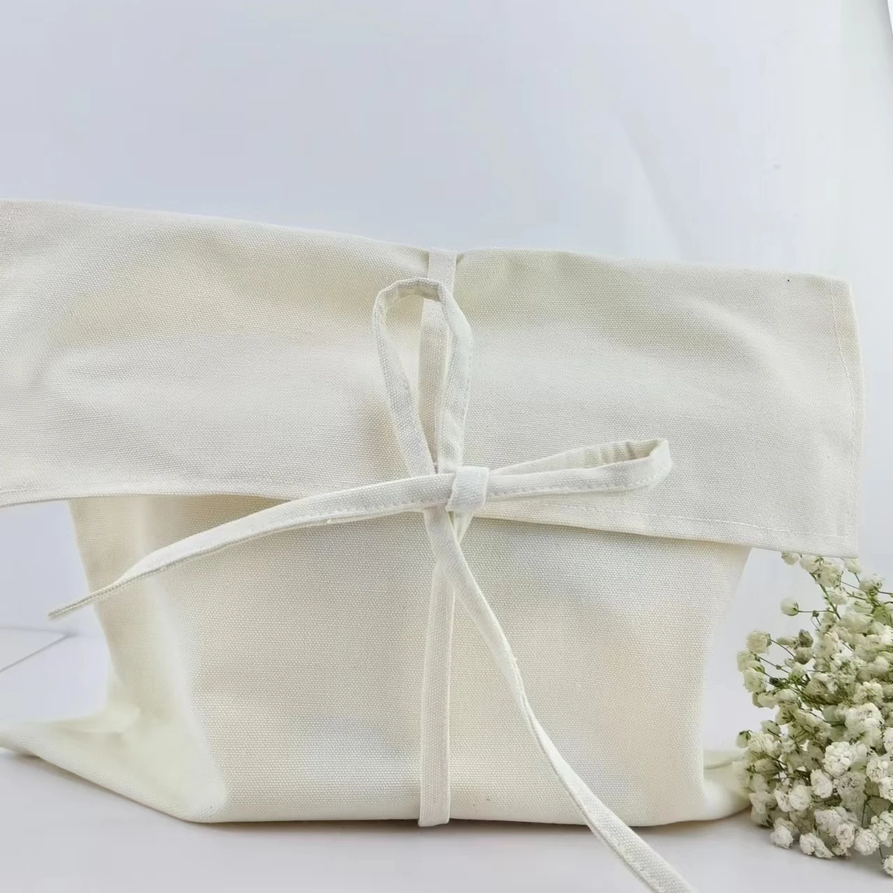 Luxury custom printing logo envelope cotton packaging dust bag for handbags, clothes