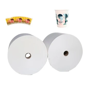 Оптовая продажа рулон однослойной бумаги с полиэтиленовым покрытием для чашкой 16