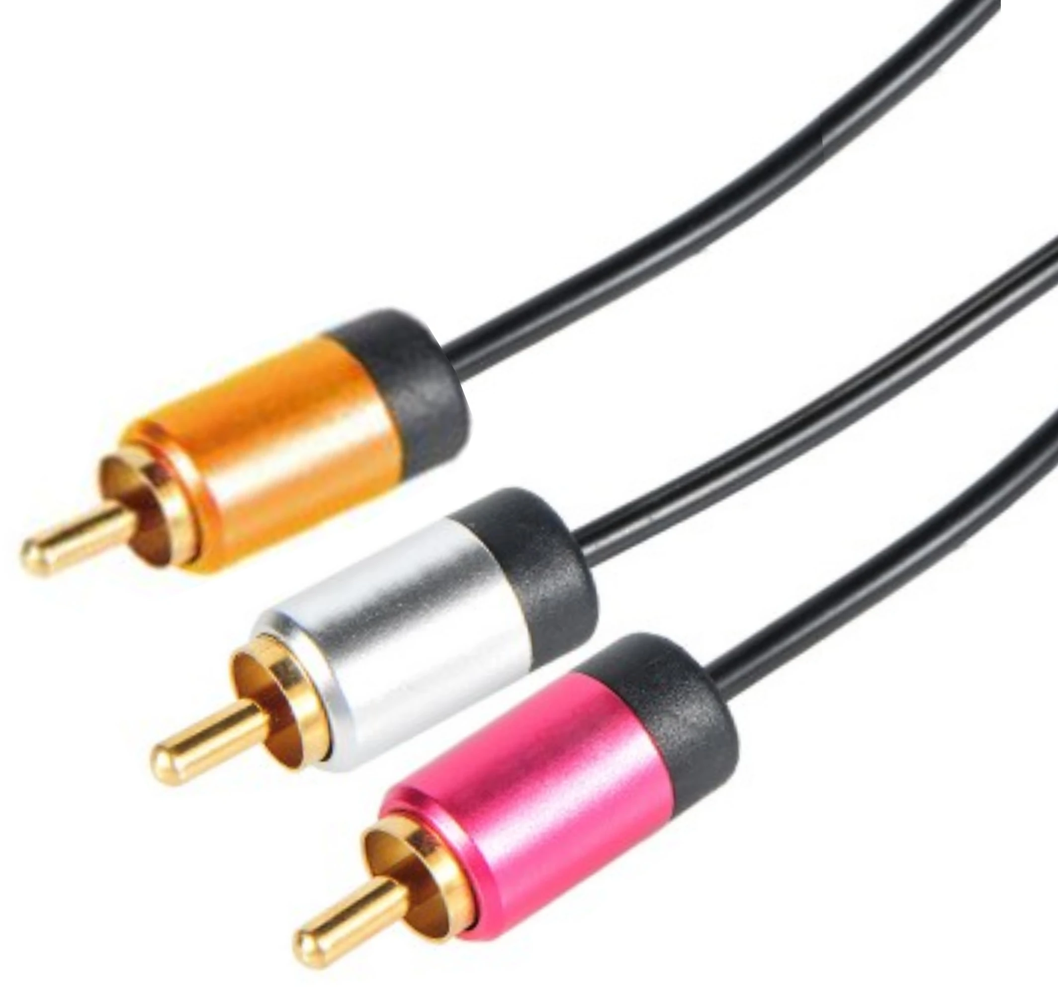 Позолоченные RCA phono кабель аудио rca сделано в Китае