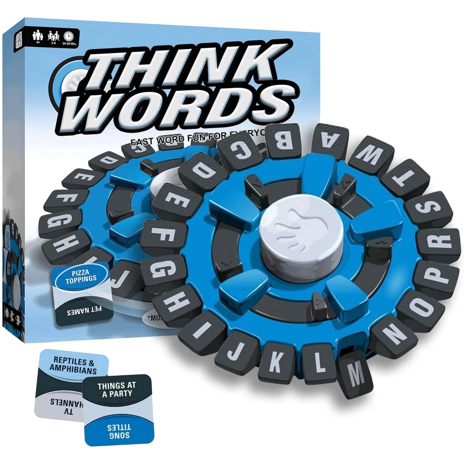 Fast-Paced Fun Family Card Game Portable Packaging Original Color Board Game Spelling Word Board Game for Kids Adults