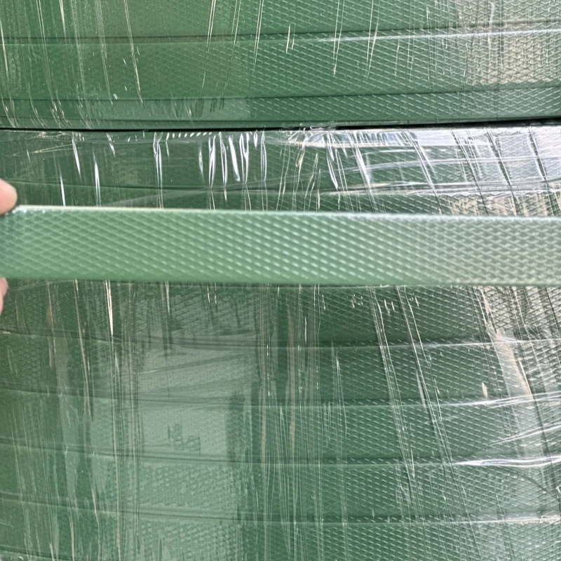 Pet Strapping Roll Green Transparent used for Automatic Strapping Machine With Best Price