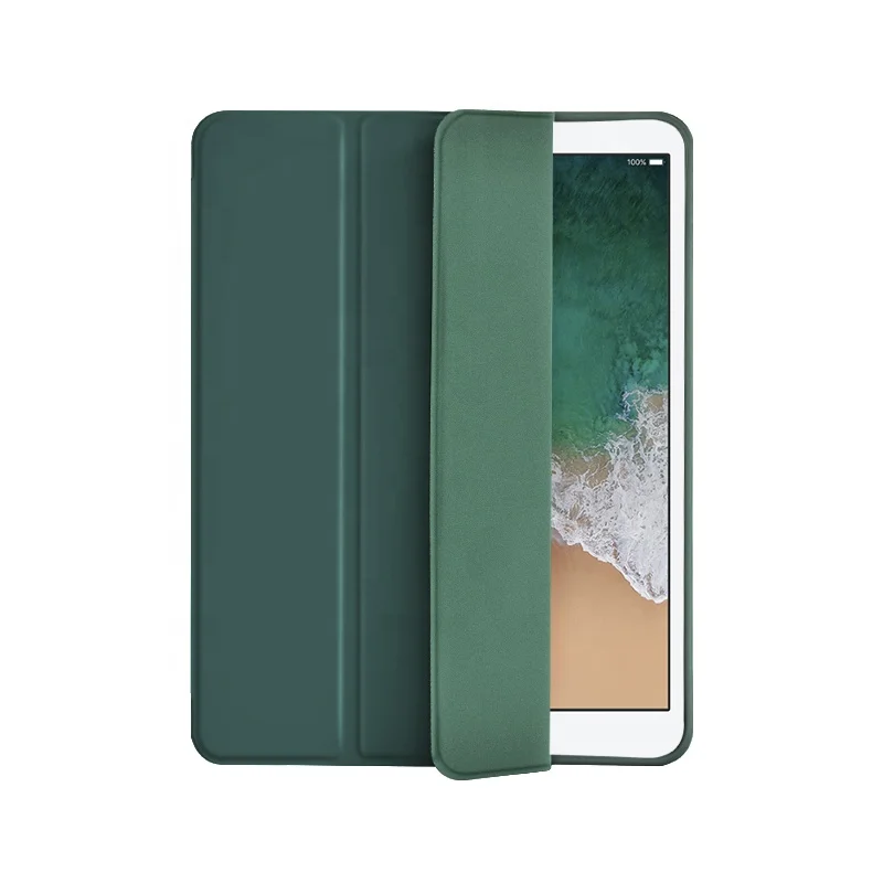 Защитный чехол из ПУ кожи и ТПУ водонепроницаемый для планшета Ipad Pro 2021 11 дюймов тонкий тройного сложения
