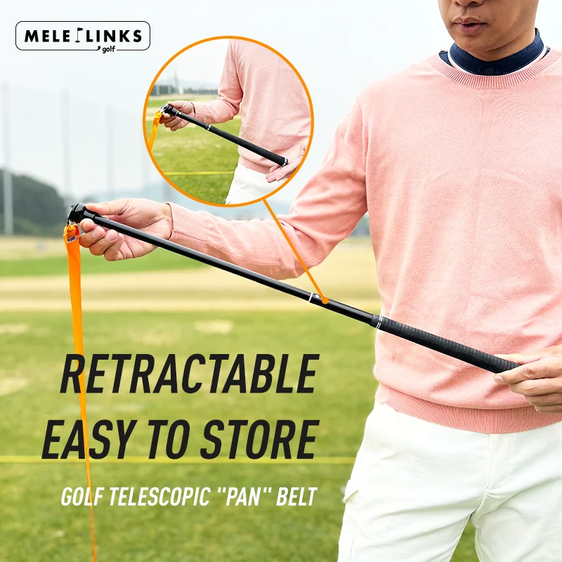 Golfs Retractable Ribbon Swing Stick Sound Practice Increase Swing Speed Training Club Practice Tool Golfs Accessories