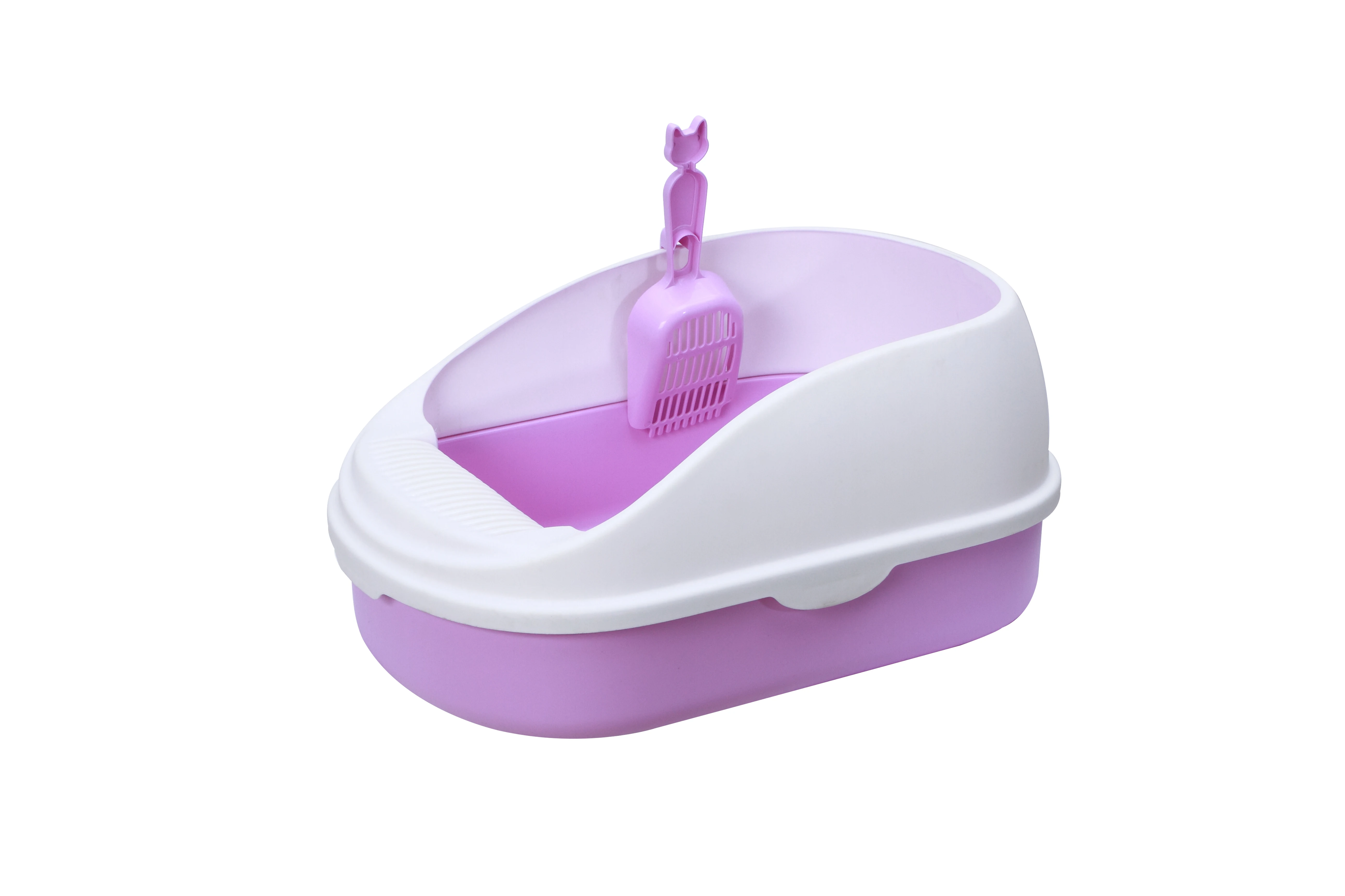 Pet Products Pet Cleaning Supplies Cat Products Cat Litter Box Cat Toilet Large Small Purple Pink Green Blue Coffee