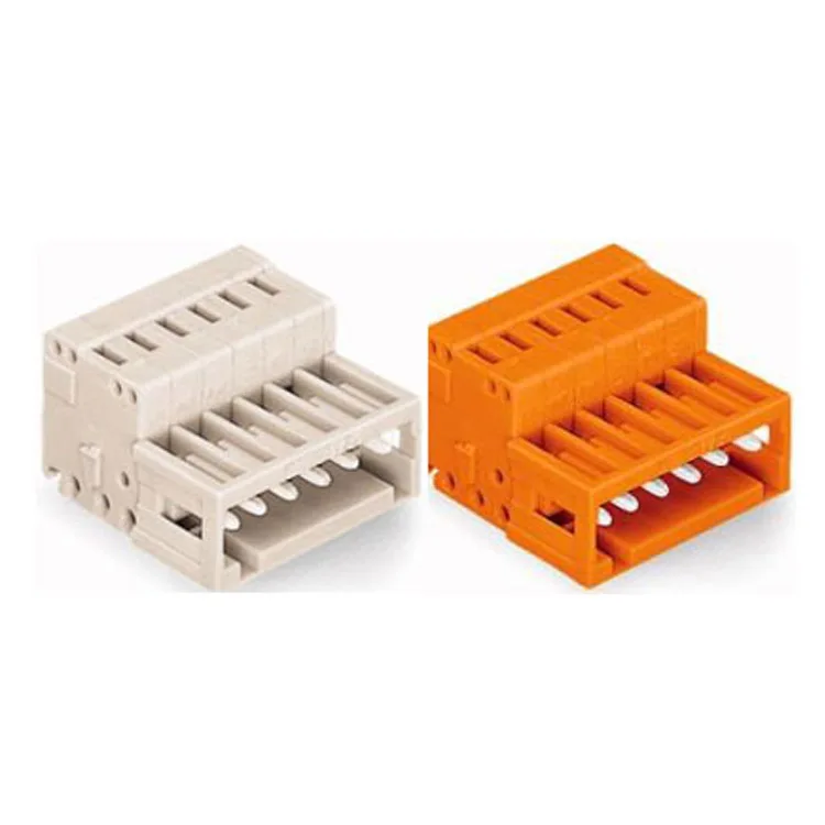 Factory manufacture various bayonet connectors spring loaded screwless termin block connector