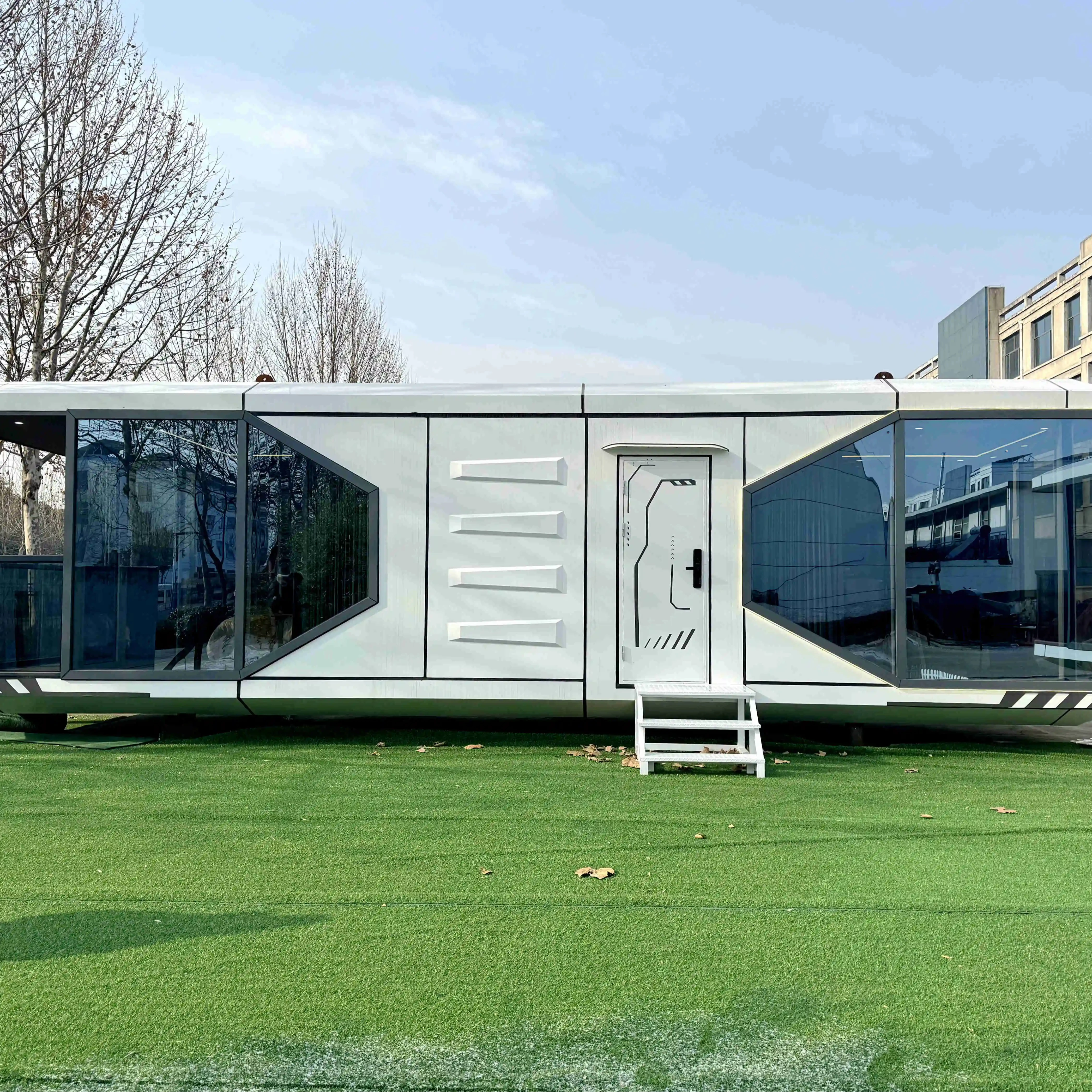 Standard Modern Camping Pod Space Prefab Portable Mobile Capsule House Aluminum Hotel with Bathroom Prefabricated Villa Home