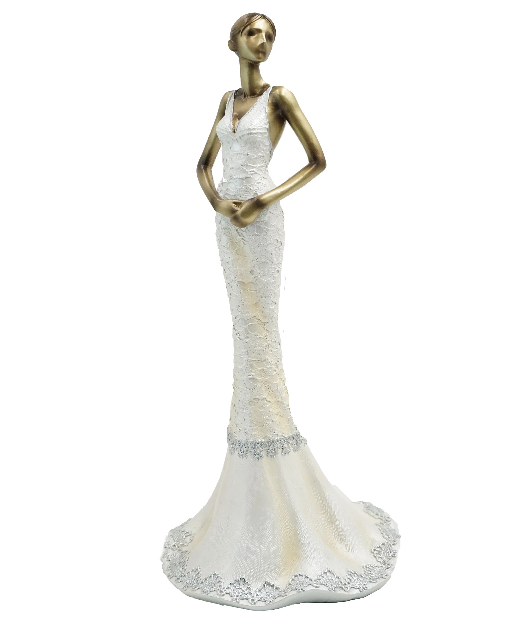 Manufacturer Nordic Style Resin Lady Home Decoration Tabletop Decoration Polyresin Model Lady Statue figurines home decorations