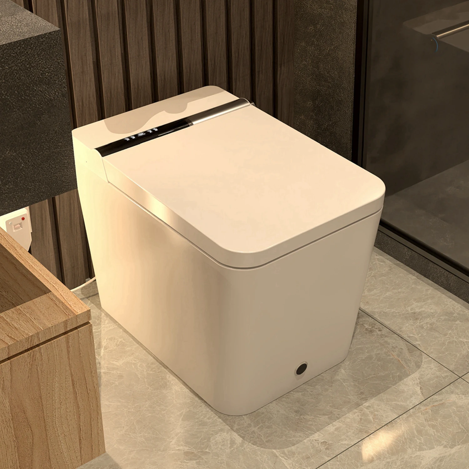 Fully automatic sanitary items self-cleaning nozzle ceramic electric bidet bathroom intelligent inodoro smart toilet