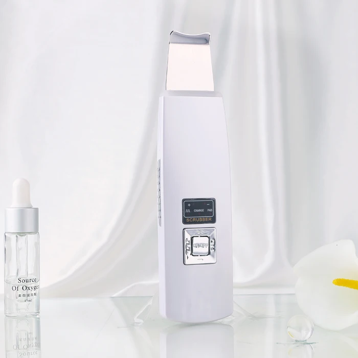 Ultra sonic beauty personal care acne pore beauty equipment facial cleaner dermabrasion ion ultrasonic skin scrubber