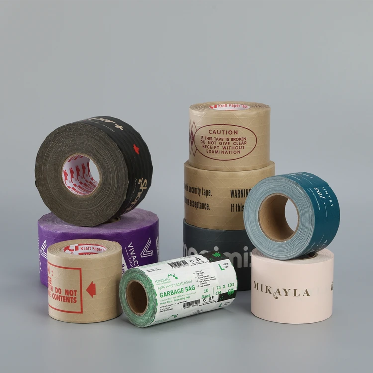 Professional Kraft Paper Tape Custom Water Activated Tape Kraft Tape Low Moq