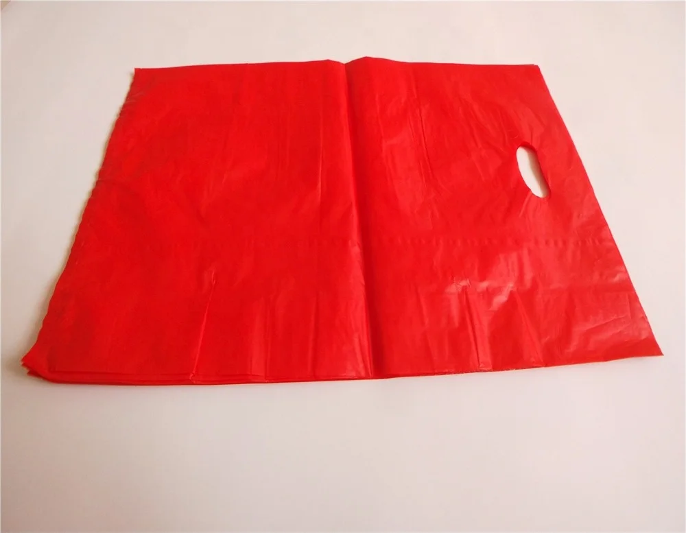 waterproof die cut handle plastic corn starch based biodegradable bag
