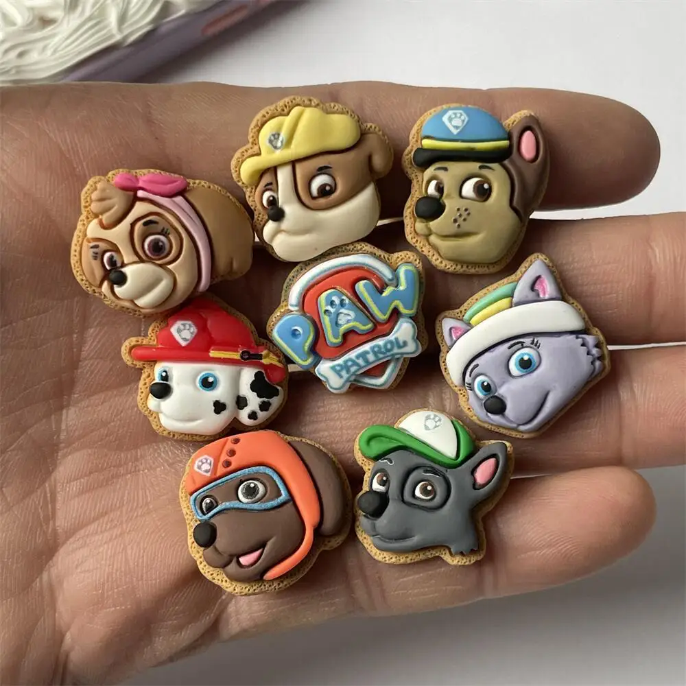 Resin Charms PAW Patrol Chase Ryder Marshall Cartoon Dog Phone Case Diy Decor