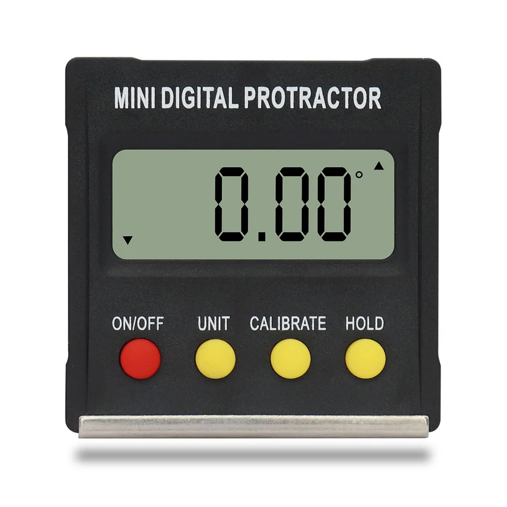 
360 Degree Mini Digital Angle Protractor Inclinometer Electronic Level Box Magnetic Base Measuring Tools 