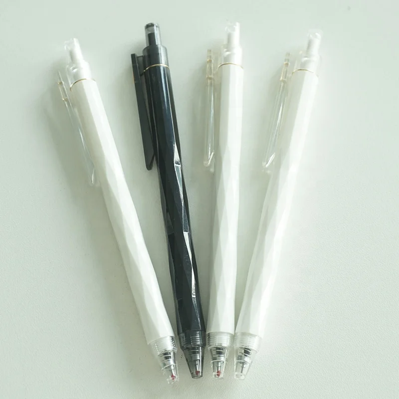 Wholesale Personalized office school supplies custom logo printed 0.7mm white ink gel pen for gifts