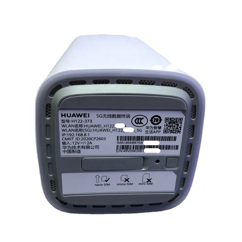  Оригинальный Huawei 5G CPE Pro 2 H122-373 WiFi 6 plus разблокированный маршрутизатор