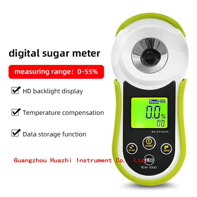 HM Digital SCM-1000 Digital Handheld Brix Refractometer Fruit sugar meter Concentration Sugar Test Tool Fruit sweetness meter
