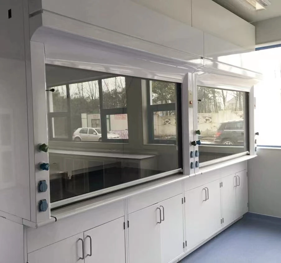 Laboratory furniture steel pp fume hood corrosion resistant durable fume hood
