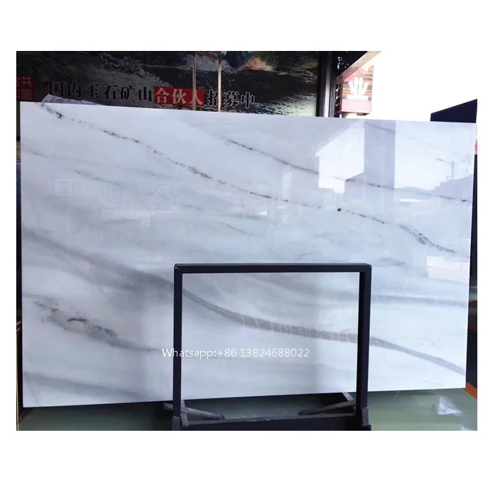 Vietnam white marble polished  big slabs from vietnam own quarry  and stones suppliers
