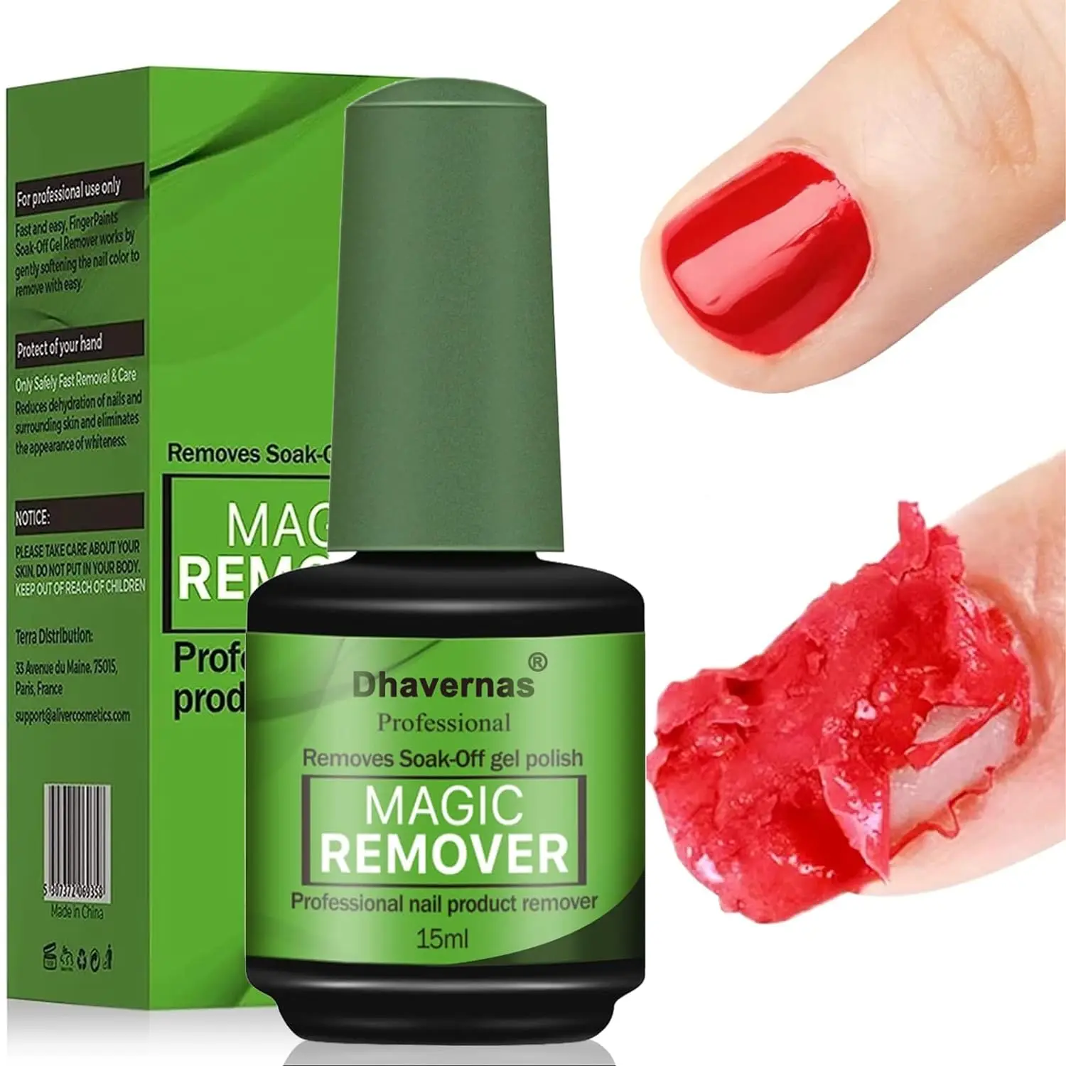 Factory  Nail chicken Magic Magic Nail cleaner Gel 15 ml Liquid outbreak Explosion Remove the nail glue