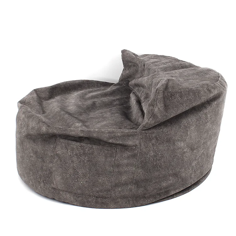 Мягкий хлопковый большой круглый чехол с памятью, гигантский игровой мешок, диван-стулья