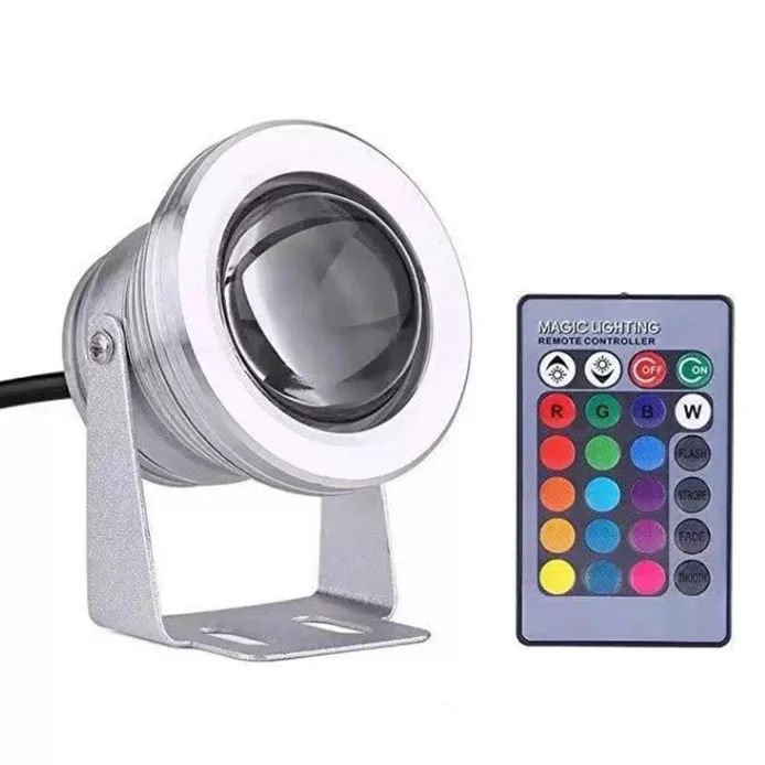 IP68 Waterproof LED Swimming Pool Light RGB LED Colorful Underwater Lighting Pond Submersible Lamp