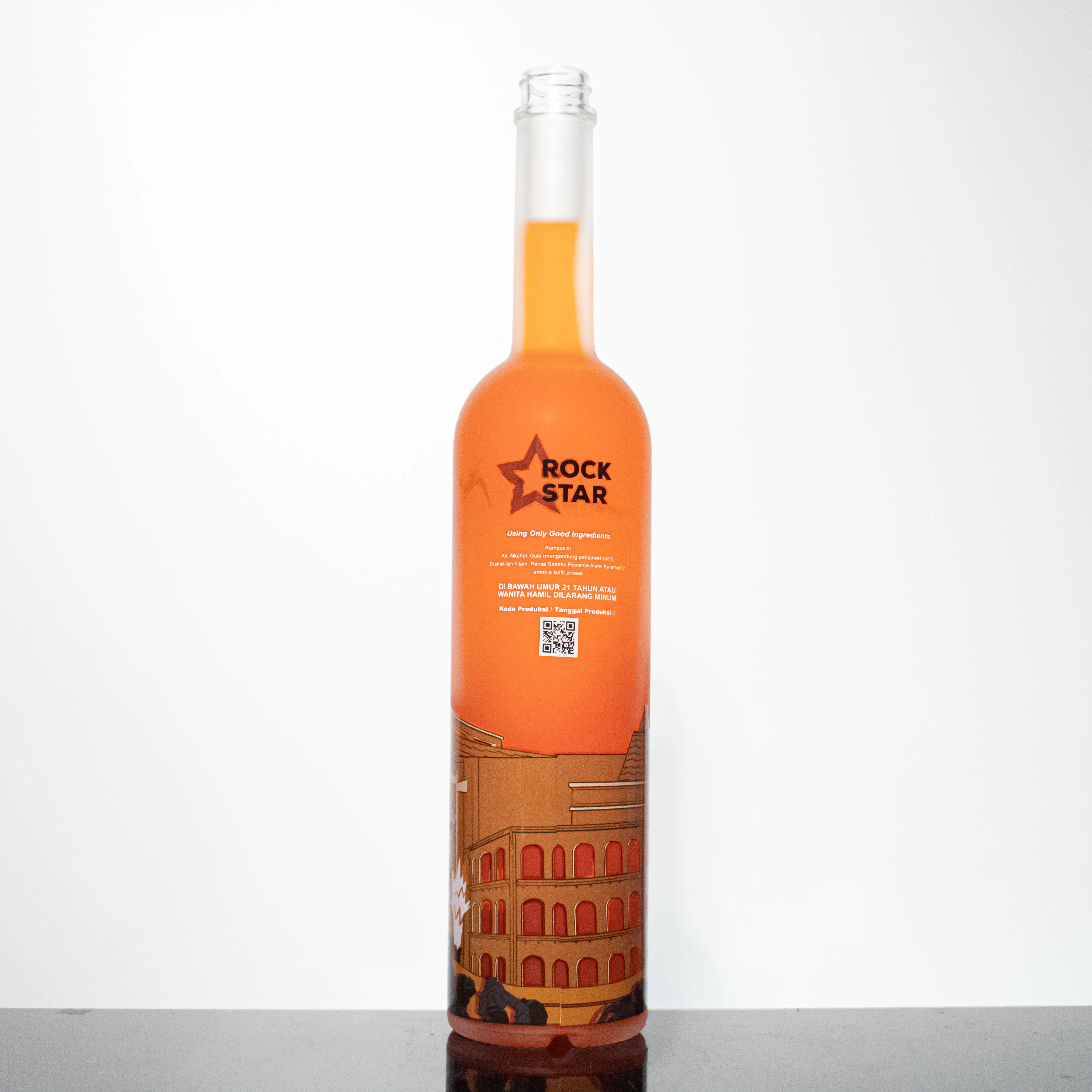 Explosive New Products 700ml Custom Logo Empty Gin Vodka Tequila Rum Glass Flask Liquor Bottle