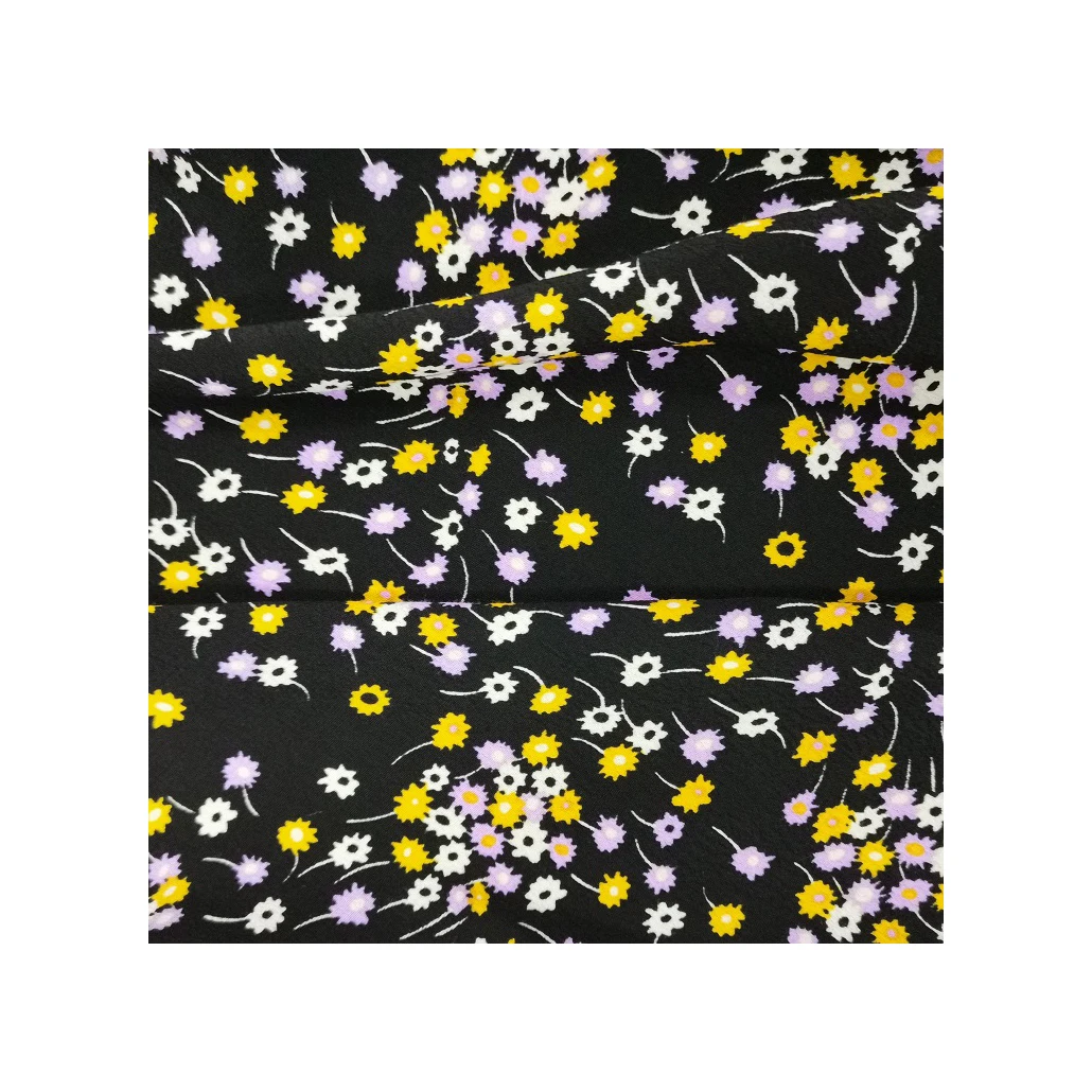 
Exquisite Structure Rayon Satin Viscose Prints Crepe Fabric 