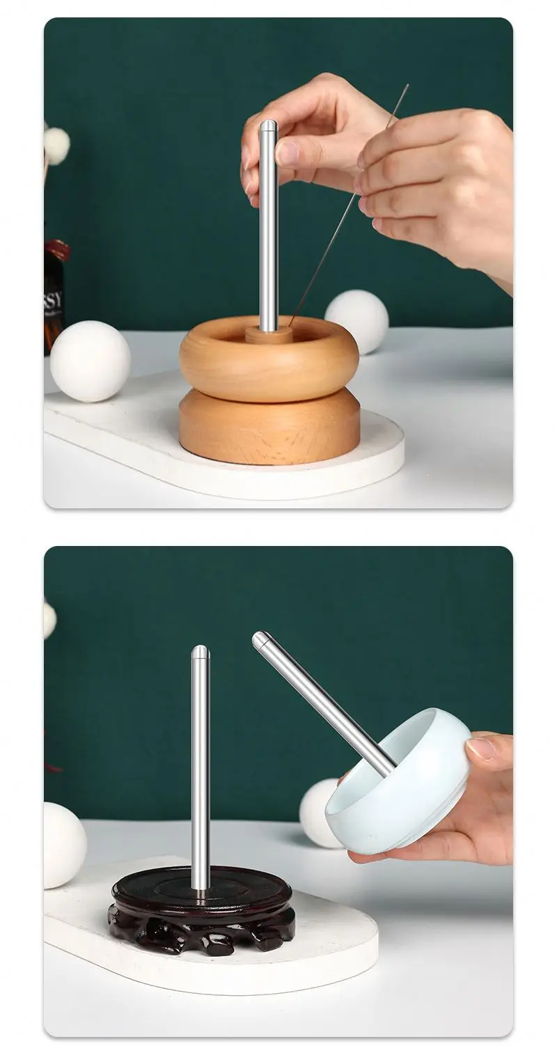 Wholesale Handwork Manual Wooden Bead Spinner Quickly Tool for Simple Design Jewelry Making Crafts